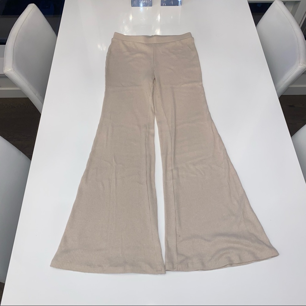 Cream Knit Pants